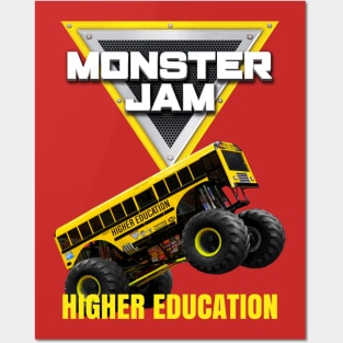 Jumping Jam of Bus Posters and Art